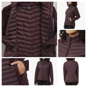 Womens Mixed Media Full‎ Zip Jacket